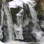 Hayburn Wyke Waterfall - Winter
